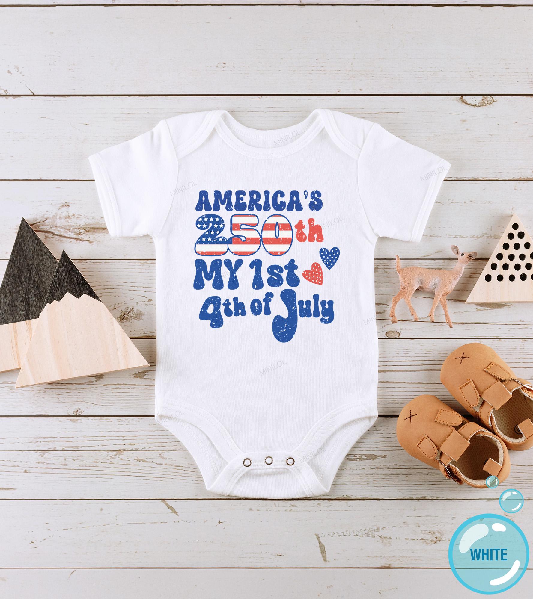My First 4th of July Onesie®, America's 250th Year Baby Outfit