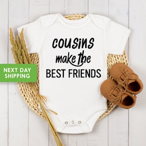 Cousin Onesie® Pregnancy Announcement, Onesie®For Cousins, Cousins Make the Best Friends, Pregnancy Announcing