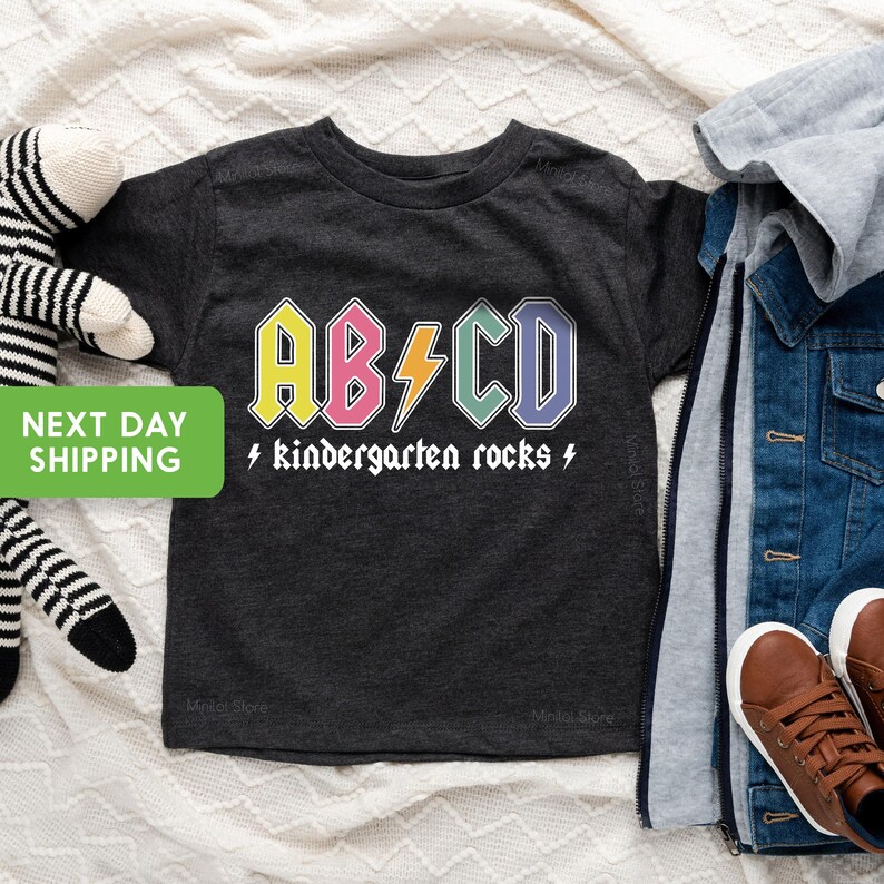 ABCD Kindergarten Rocks Shirt, ABCD Kindergarten Rocks T-shirt, Gift ...