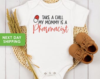 Pharmacist Onesie®, Medical Onesie®, Doctor Baby Shower, Keep Calm, Baby Announcement, Pharmacist Baby Shower, Doctor Baby Gift