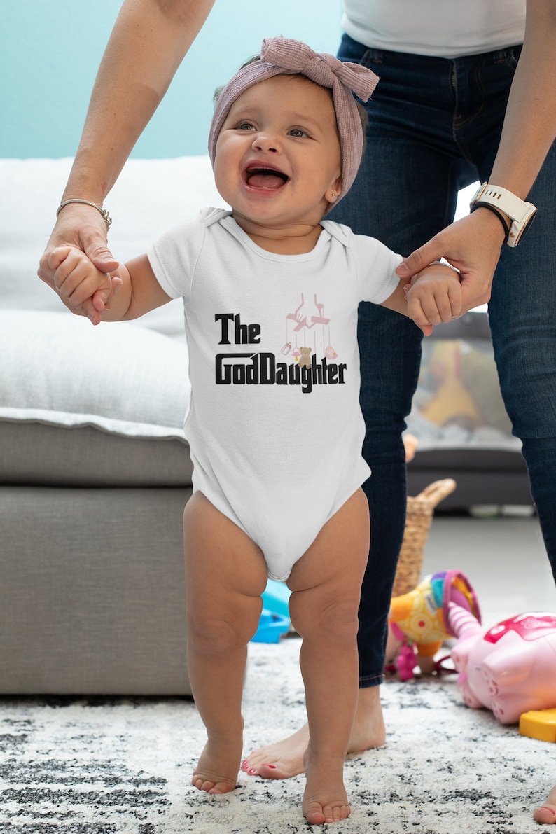 The GodDaughter Onesie®, Cute Baby Onesie®, GodParent Shower Gift, GodMother Bodysuit, GodFather®, GodBaby, GodDoughter, GodSon image 7