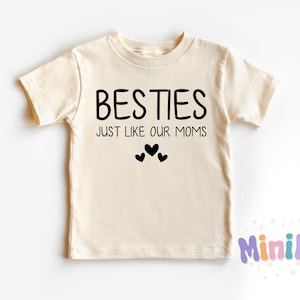 Süße Besties genau wie unsere Mütter Onesies®, Best Friends Neugeborenen Body, passende Baby-Outfits, niedliches Baby-Geschenk, Baby-Dusche-Geschenke für Bestie