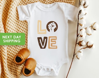 Love Baby Onesie® , Black Lives Matter Shirt, Civil Rights Bodysuit, Black History Shirt, Baby  Onesie®