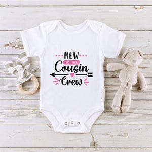 Cousin Crew Onesie®, New To The Cousin Crew Onesie®, Cute Cousin Baby Onesie®, Cousin Crew Girl Onesie® , Cousin Announcement
