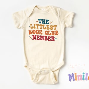 Cache-couche pour membre du club de lecture The Littlest, Body club de lecture, Cache-couche pour rat de bibliothèque du futur, cadeau mignon pour bébé, cadeaux pour enfants amateurs de lecture