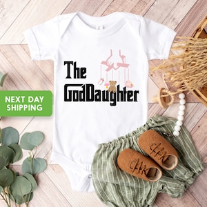 The GodDaughter Onesie®, Cute Baby Onesie®, GodParent Shower Gift, GodMother Bodysuit, GodFather®, GodBaby, GodDoughter, GodSon image 4