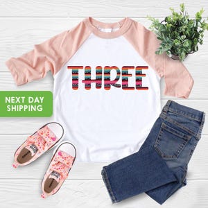 Serape Birthday Shirt, Fiesta Birthday Shirt, Taco Tuesday Birthday Shirt, 3rd Birthday Shirt, Kids Birthday Tshirt