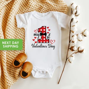 1st valentines Outfit, Kids Valentine&#39;s, Boys Valentine Bodysuit, Cute Valentine Shirt, First Valentine&#39;s Day Onesie®, Valentine&#39;s Day Gift