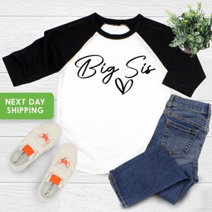 Große Schwester Shirt, kleine Schwester Shirt, Schwester Shirts, Schwangerschaftansage, Babyankündigung Shirt