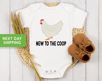 Tutina Fattoria Divertente®, Tutina Pollo®, Regalo per Neonato Pollo, Tutina Pollo Divertente®, Tutina Fattoria Carina®, Regalo per Neonato Fattoria Divertente, Regalo per Neonato Contadino
