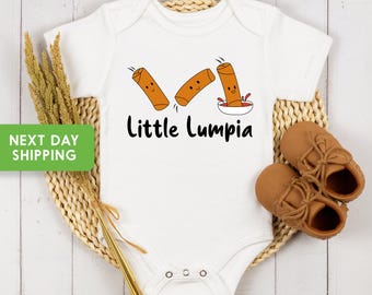 Little Lumpia Baby Onesie®, Cute and Funny Filipino Food Baby Clothes, Girl or Boy Shirt, Unisex Newborn Gift, Flipino Baby Shower Gift