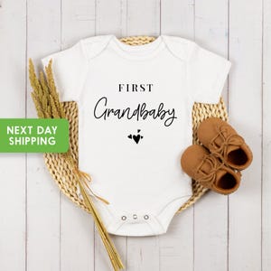 First Grandchild Onesie®, First Grandbaby, Pregnancy Announcement Onesie®,  1st Grandchild Reveal, Grandparents Announcement Onesie®