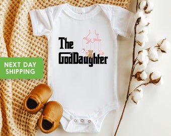 The GodDaughter Onesie®, Cute Baby Onesie®, GodParent Shower Gift, GodMother Bodysuit, GodFather®, GodBaby, GodDoughter, GodSon