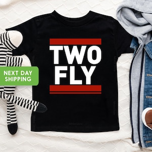 Two Fly Birthday Toddler Shirt, Toddler Boy Shirt, Second Birthday Shirt, 2 Year Shirt