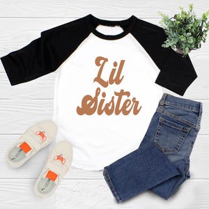 Little Sister Shirt, Little Sister Vintage Shirt, Little Sister Retro Shirt, Cute Lil Sister Shirt