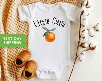 Little Cutie Baby Onesie®, Cute Little Orange Onesie®, Hipster Baby Onesie®, Fruit Baby Onesie®, Vegan Baby Onesie®