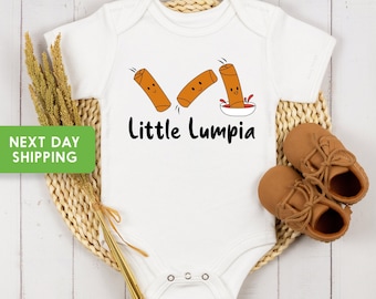 Little Lumpia Baby Onesie®, Cute and Funny Filipino Food Baby Clothes, Girl or Boy Shirt, Unisex Newborn Gift, Flipino Baby Shower Gift