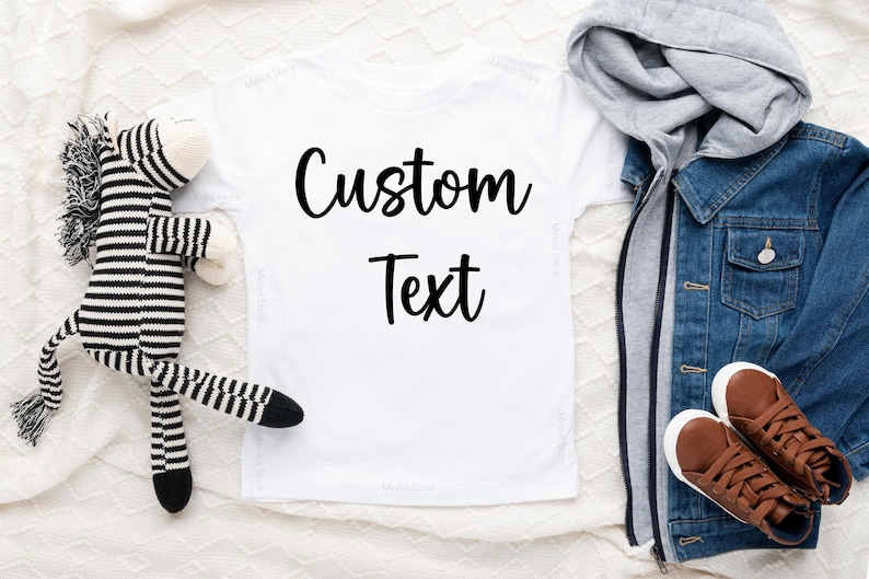 Custom Text Onesie®, Your Text Printed Directly Onto a Bodysuit, Custom ...