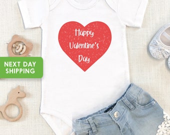 Happy Valentine's Day Onesie® Cute Heart Onesie® Gift for Valentine's Day 