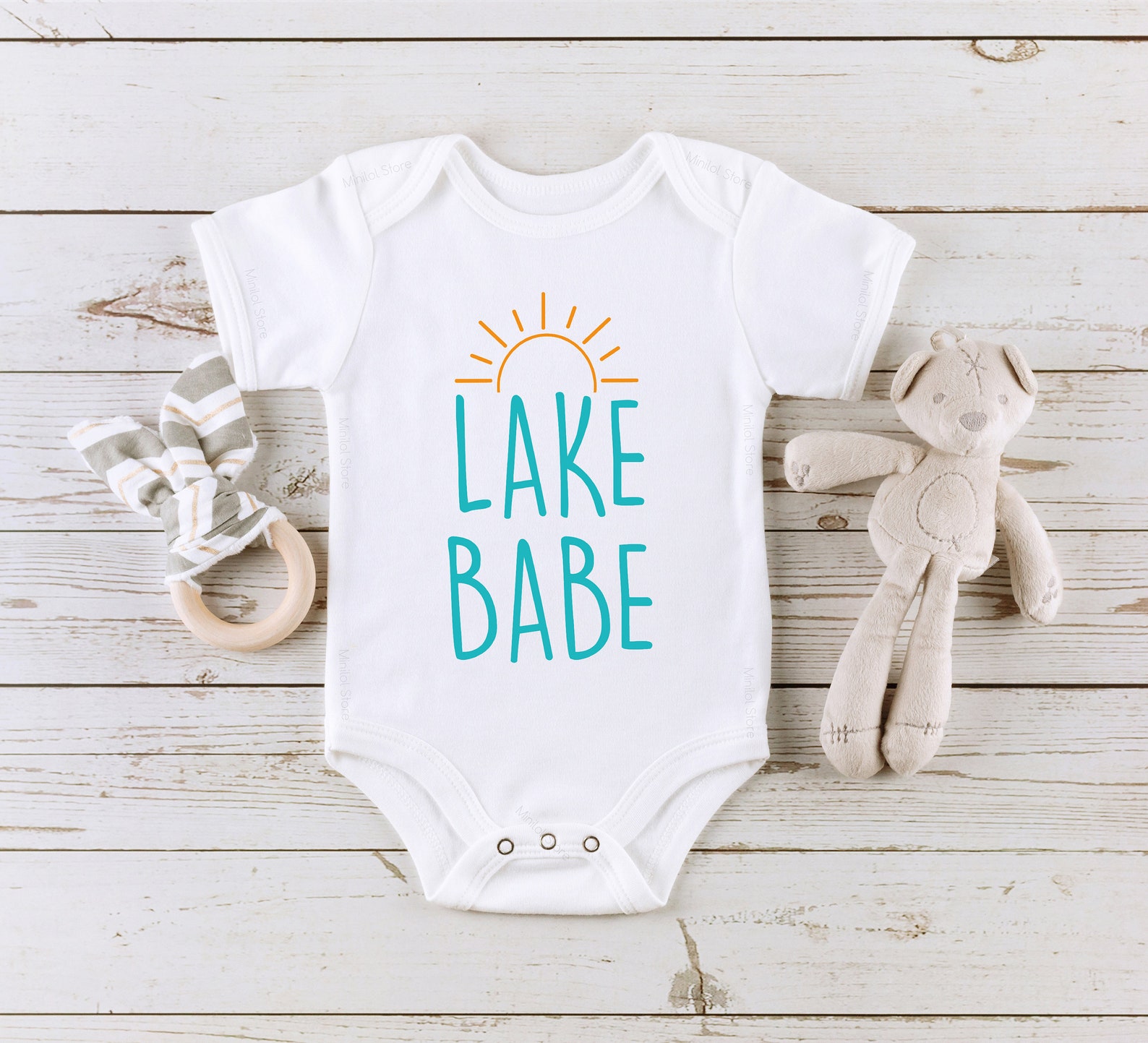 Lake Babe Baby Onesie® Lake Babe Onesie for Girl Lake Babe Etsy