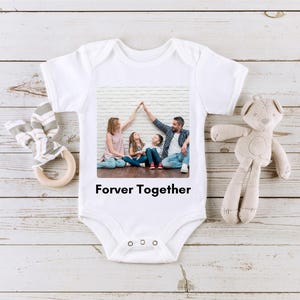 Gepersonaliseerde shirt, aangepast fotoshirt, verjaardagsfotoshirt, uniseks shirt baby/peuter/jeugd, shirt aangepaste afbeelding, afbeelding op shirt