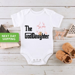 The GodDaughter Onesie®, Cute Baby Onesie®, GodParent Shower Gift, GodMother Bodysuit, GodFather®, GodBaby, GodDoughter, GodSon image 3