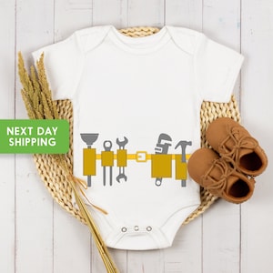 Tool Belt Onesie®, Tool Belt, Baby Carpenter, Baby Construction Worker, Future Carpenter, Construction Dad, Baby Announcement, Tool Belt