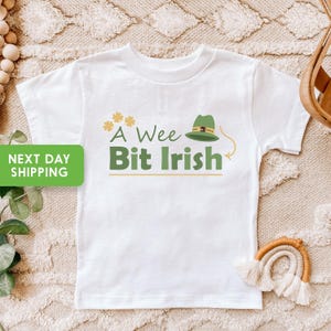 A Wee Bit Irish Baby Onesie®, St Patricks Day Outfit, Infant Bodysuit, Irısh Baby Gift, Patricks Day Baby Bodysuit, Patricks Day Gift