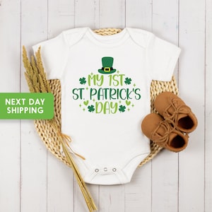 My First St. Patricks Day Outfit, Babies 1st St. Patricks, Newborn Shamrock Outfit, Patrick&#39;s Day Lucky Baby Onesie®, Baby St Patrick Outfit