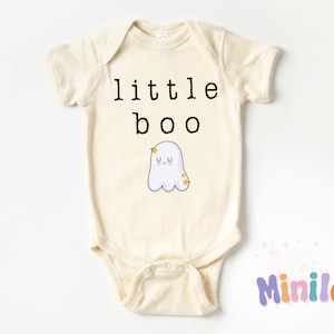 Macacão de bebê Little Boo®, Body de Halloween para bebê, Camisetas de Halloween para bebês, Roupa de Halloween para bebês, Roupas de outono para bebês, Macacão para recém-nascidos