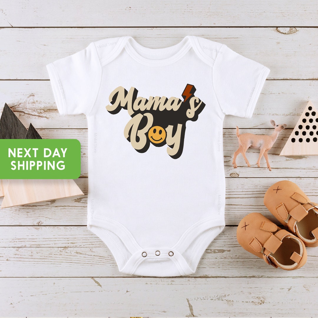 Mamas Boy Onesie® Baby Boy Onesies® Gift for Baby Boy Cute Etsy