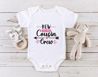 Cousin Crew Onesie®, New To The Cousin Crew Onesie®, Cute Cousin Baby Onesie®, Cousin Crew Girl Onesie® , Cousin Announcement