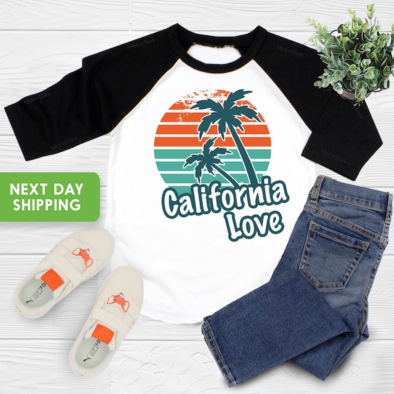 Sunset California Love Raglan Tee Sunset California Love Raglan Tee