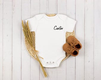 Personalized Onesie®, Custom Baby Onesie®, Customizable Baby Onesie®, Baby Shower Gift, Custom Name Baby Outfit, Pocket Toddler Shirt