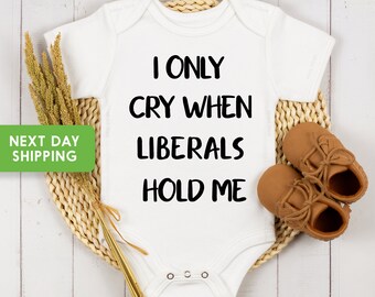 TooLoud Distressed No Republicans Sign Baby Romper Bodysuit TooLoud Distressed No Republicans Sign Baby Romper Bodysuit