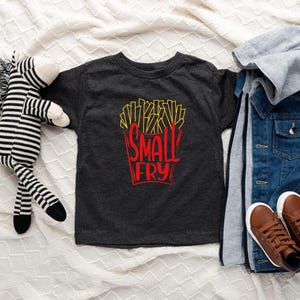 Cute "Small Fry" Baby Onesie® Funny Baby Onesie® Hipster Baby Onesie® Cute Baby Onesie® image 5