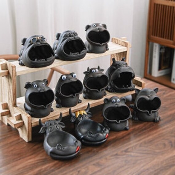 Chinese style animal ashtray ceramic ashtray antique Etsy