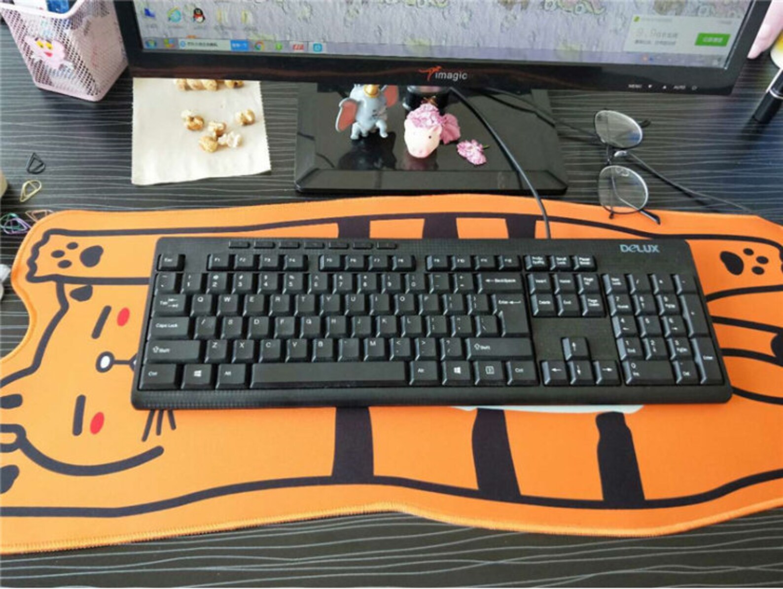 Süße Katze Schreibtisch Pad Kawaii Print Schreibtisch ...