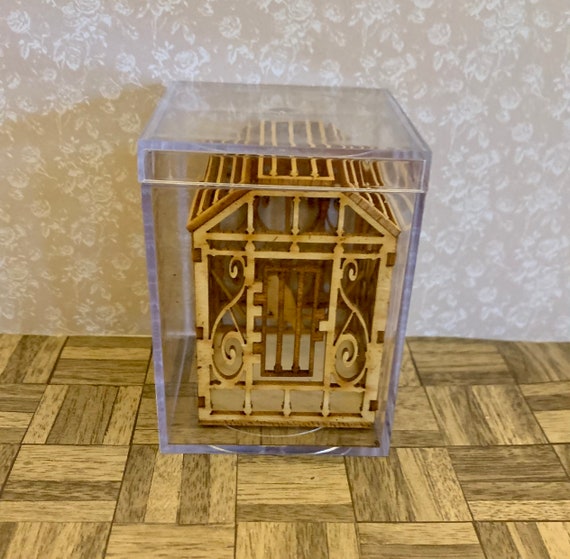 1/12 Doll House Miniature Bird Cage Furniture Room Scene Accessory Decor Wide 