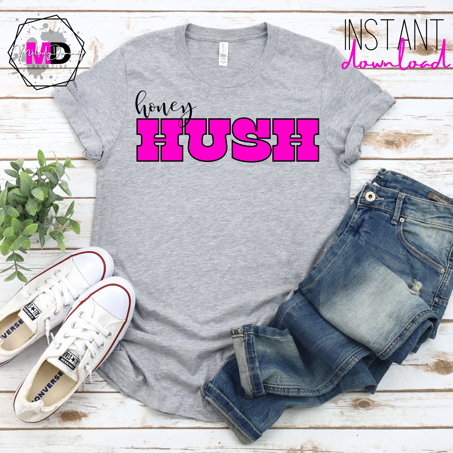 Download INSTANT DOWNLOAD Honey HUSH svg png sublimation htv pdf | Etsy