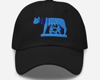 Romulus and Remus Hat: Italian Heritage Chino Cotton Twill Dad Hat