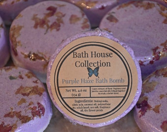 Purple Haze Bath Bomb will have you in a daze while you soak your stresses away.