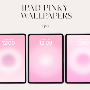Aura iPad Wallpaper Background, Aesthetic Gradient Wallpaper, Instant Download, abstract wallpaper, tablet, ipad pro, ipad air, pink, Trendy