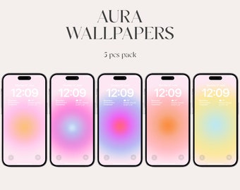 パステルグラデーションのスマホ壁紙パック – ソフトなiPhoneロック