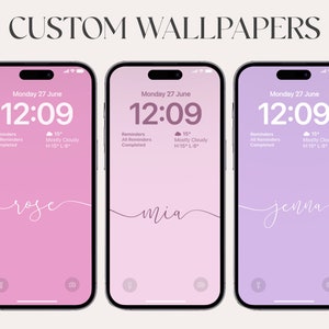 sfondo iphone, alta risoluzione, download immediato, sfondi femminili, iphone 12 pro, Fold 4, personalizzazione, sfondi con nome personalizzato, rosa