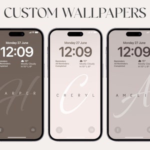 Sfondo personalizzato per iPhone, alta risoluzione, iOS, sfondo estetico, download digitale, affermazioni, iPhone 14, Samsung NOTE, personalizzazione