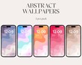 Phone wallpaper retro, high resolution, iOS, Aesthetic Wallpaper, Digital Download, abstract theme, iPhone 13 pro max, lock screen, minimal