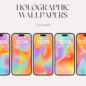 Aura iPhone Hintergrundbilder, ästhetische holografische Hintergrundbilder, iOS 16, Aesthetic Wallpaper, iPhone 14 pro max, Sperrbildschirm, minimal, abstrakt