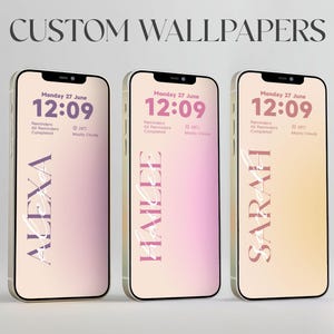 Beige Tapete, hohe Auflösung, Aura-Effekt, Aesthetic Wallpaper, Digital Download, iphone 15 pro max, Personalisierung, ios 26