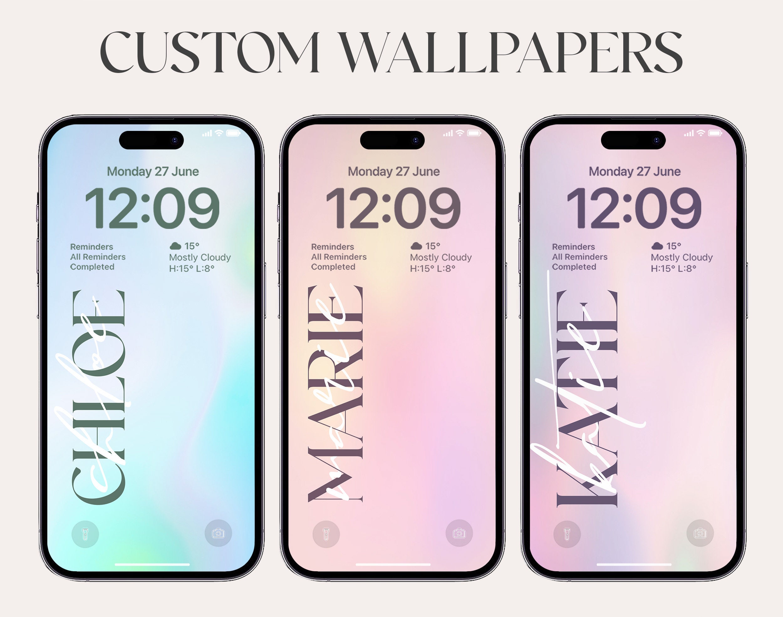 Custom wallpaper, high resolution, iOS, Aesthetic Wallpaper, Digital Download, Affirmations, iphone 12 pro, Samsung NOTE, personalization